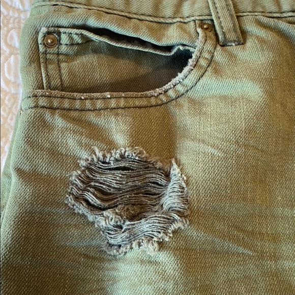 Hunter green Billabong Jean Shorts - Picture 5 of 6